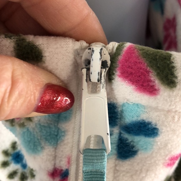 Columbia Size Youth 18/20 = Adult S Coat Sweater Printed Soft Warm Zip Up Jacket - Picture 4 of 16